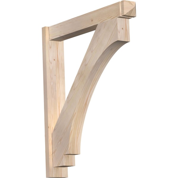 Ekena Millwork Imperial Arts & Crafts Smooth Outlooker, Douglas Fir, 5 1/2"W x 34"D x 38"H OUT06X34X38IMP03SDF - main